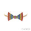 WESTERN FASHION RAINBOW RHINESTONE BOWTIE CHOKER