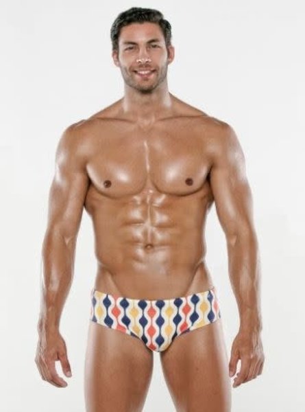 CODE 22 CODE 22 GROOVY SWIM BRIEF NAVY BLUE