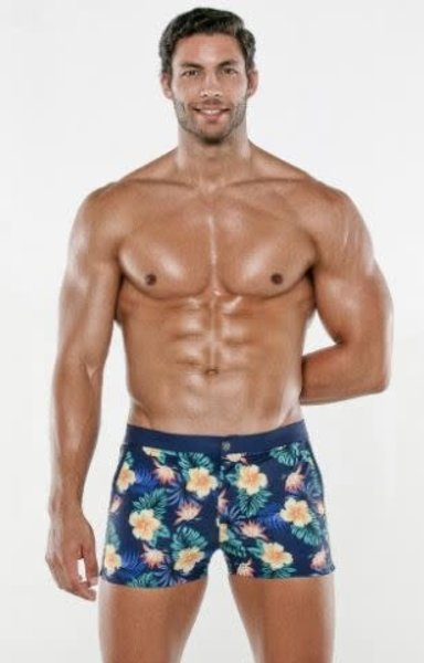 CODE 22 CODE 22 MARBELLA SWIM TRUNK NAVY BLUE