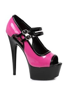 ELLIE SHOES 609-JET 6" HEEL FUCHSIA