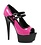 ELLIE SHOES 609-JET 6" HEEL FUCHSIA