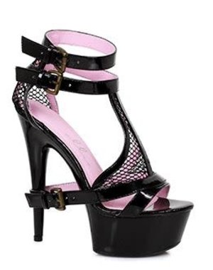 ELLIE SHOES 609-LEVI 6" DOUBLE ANKLE STRAP HEEL