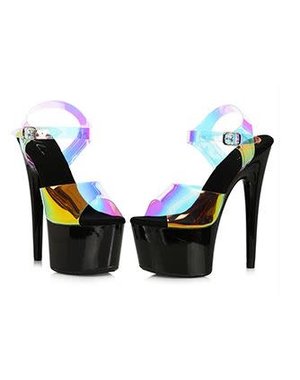 ELLIE SHOES 709-TARYN 7" HEEL PLATFORM SANDAL