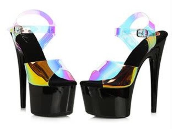 ELLIE SHOES 709-TARYN 7" HEEL PLATFORM SANDAL