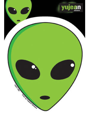 YUJEAN ALIEN HEAD STICKER