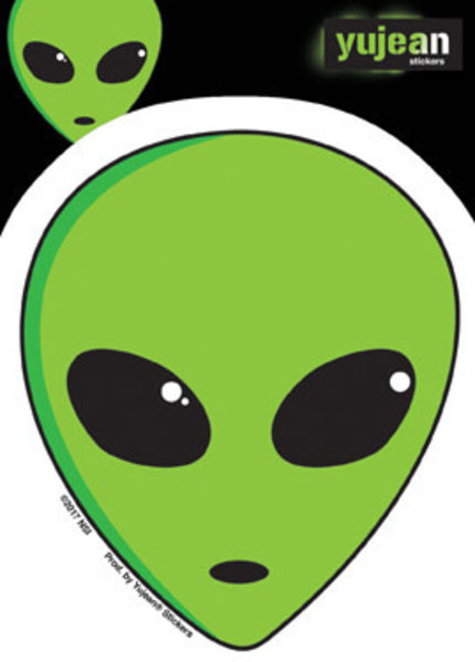 YUJEAN ALIEN HEAD STICKER