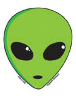 YUJEAN MINI ALIEN HEAD STICKER
