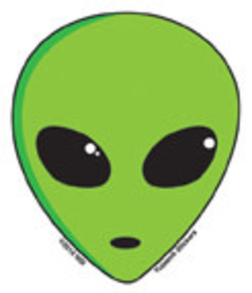 YUJEAN MINI ALIEN HEAD STICKER
