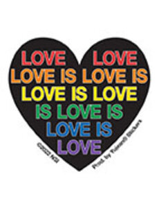 YUJEAN LOVE IS LOVE MINI HEART STICKER