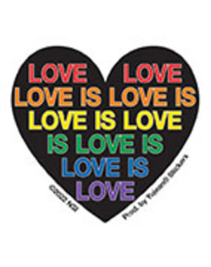 YUJEAN LOVE IS LOVE MINI HEART STICKER