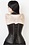 EVEREST TRADING COMPANY LLC EVEREST FAUX LEATHER OVERBUST CORSET