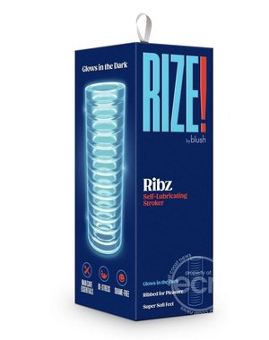 BLUSH NOVELTIES RIZE RIBZ SELF LUBRICATING STROKER