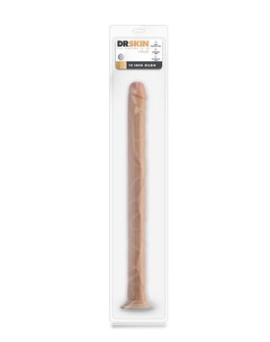 BLUSH NOVELTIES DR SKIN DILDO WITH SUCTION 19" BEIGE