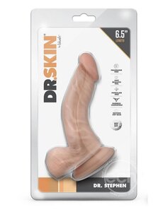 DR SKIN DR SKIN DR STEPHEN 6.5" DILDO WITH BALLS