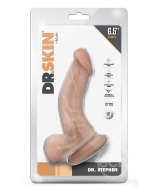 DR SKIN DR SKIN DR STEPHEN 6.5" DILDO WITH BALLS