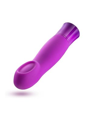 BLUSH NOVELTIES OH MY GEM CHARM RECHARGEABLE SILICONE VIBE AMETHYST