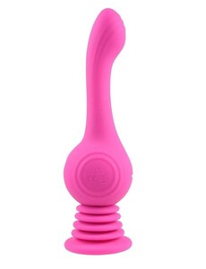 EVOLVED NOVELTIES GYRO VIBE RECHARGEABLE SILICONE WITH SUCTION CUP