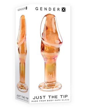 GENDER X GENDER X JUST THE TIP GLASS DILDO