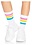 LEG AVENUE PRIDE CREW SOCKS O/S