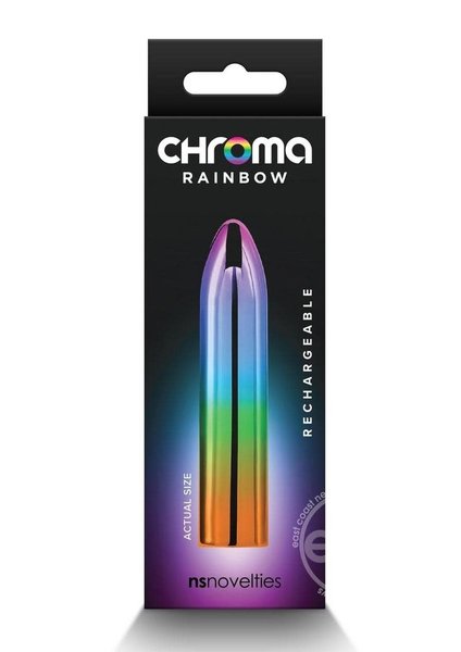 NASSTOYS CHROMA RAINBOW RECHARGEABLE MEDIUM VIBRATOR