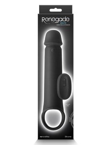 Renegade RENEGADE BRUTE RECHARGEABLE SILICONE PENIS EXTENSION BLACK