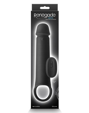Renegade RENEGADE BRUTE RECHARGEABLE SILICONE PENIS EXTENSION BLACK