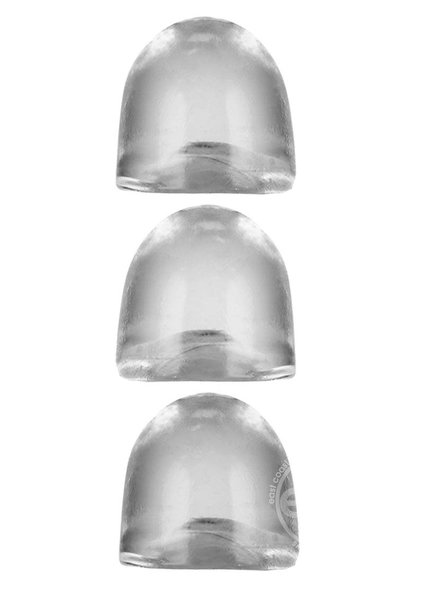 OXBALLS OXBALLS COCKSHEATHADJUSTFIT INSERTS 3PK CLEAR