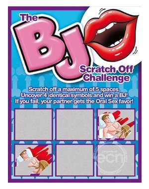 Ozze Creations BJ SCRATCH OFF CHALLANGE GAME