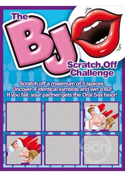 Ozze Creations BJ SCRATCH OFF CHALLANGE GAME