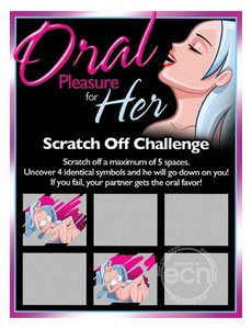 Ozze Creations ORAL PLEASURE FOR HER SCRATCH OFF TICKET