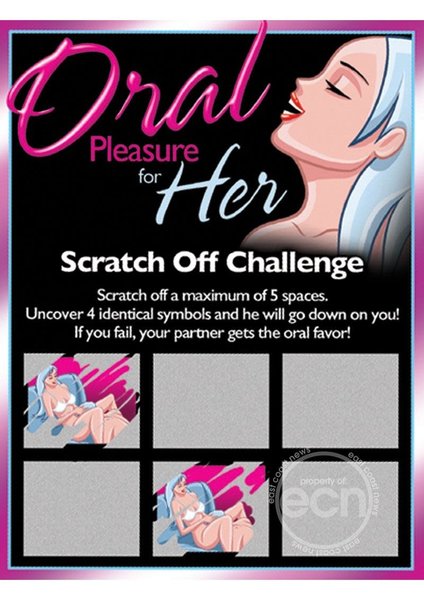 Ozze Creations ORAL PLEASURE FOR HER SCRATCH OFF TICKET