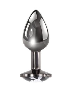  PLAYBOY TUX METAL ANAL PLUG BLACK