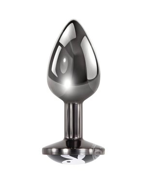 PLAYBOY TUX METAL ANAL PLUG BLACK