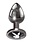 PLAYBOY TUX METAL ANAL PLUG BLACK