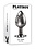 PLAYBOY TUX METAL ANAL PLUG BLACK