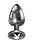 PLAYBOY TUX METAL ANAL PLUG BLACK