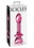 PIPEDREAM PRODUCTS ICICLES No 82 TEXTURED GLASS JUICER ANAL PROBE WITH HEART HANDLE