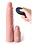 PIPEDREAM PRODUCTS FANTASY X-TENSIONS ELITE SILICONE 9" VIBRATING SLEEVE WITH REMOTE VANILLA