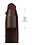 PIPEDREAM PRODUCTS FANTASY X-TENSIONS ELITE SILICONE 7" EXTENSION WITH STRAP CHOCOLATE