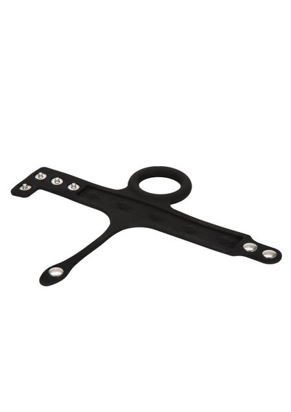 CalExotics SILICONE TRI SNAP BALL SPREADER COCK RING