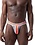 NASTY PIG NASTY PIG XPOSED JOCK STRAP FLAME ORANGE/WOLF GREY