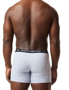 NASTY PIG NASTY PIG LAUNCH BOXER BRIEF LIGHT HEATHER BLUE