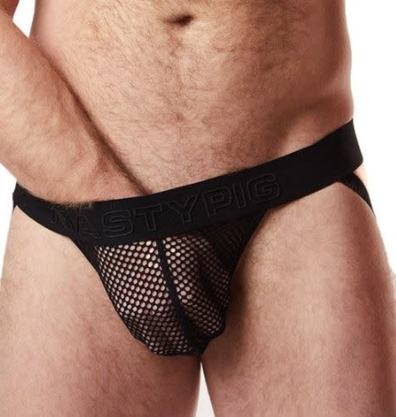 NASTY PIG NASTY PIG OPEN ACCESS JOCK STRAP BLACK