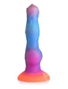 XR Brands CREATURE COCKS SPACE COCK GLOW IN THE DARK SILICONE ALIEN DILDO