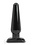 ANAL ADVENTURES BASIC ANAL PLUG BLACK LARGE