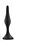 ANAL ADVENTURES ANAL ADVENTURES PLATINUM SILICONE BEGINNER PLUG BLACK
