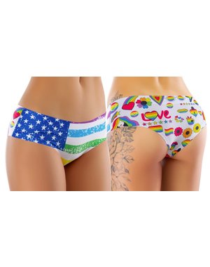 MEMEME MEMEME  PRIDE COLLECTION FLAG SLIP