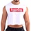PERSEUS PERSEUS WHITE SUPER GAY CROP TOP