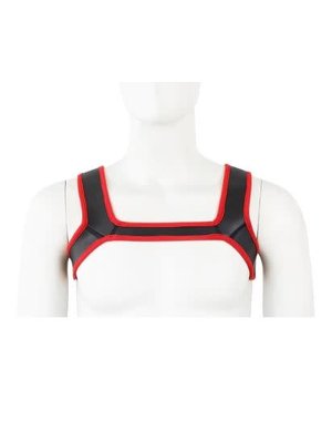 EVEREST TRADING COMPANY LLC NEOPRENE SPORTS BULLDOG HARNESS RED PIPING