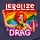 SWISH EMBASSY SWISH EMBASSY 'LEGALIZE DRAG" T-SHIRT NAVY